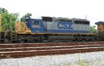 CSX 8025 on SB freight
